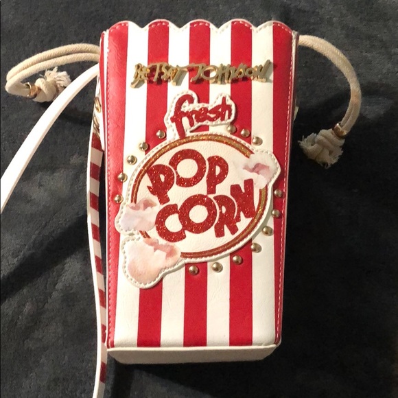 betsey johnson popcorn purse